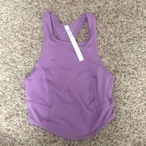 NWOT lululemon power thru tank top, size 4
